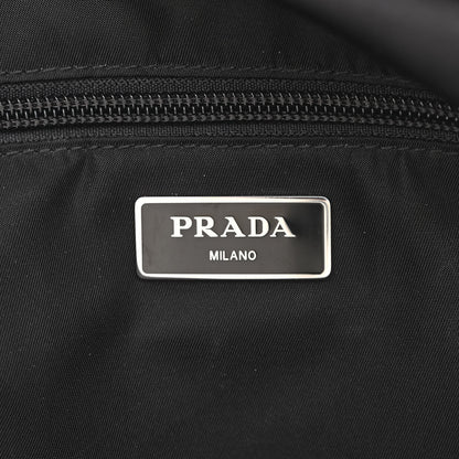 Prada Tessuto Nylon Double Pocket Belt Bag Black 7 of 12