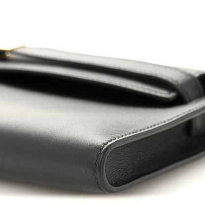 Hermes Swift Kelly Cut Clutch Pochette Black 10 of 11