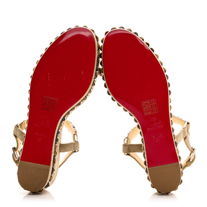 Christian Louboutin Suede Cataclou 60 Platform Sandals 40 Sable 6 of 8