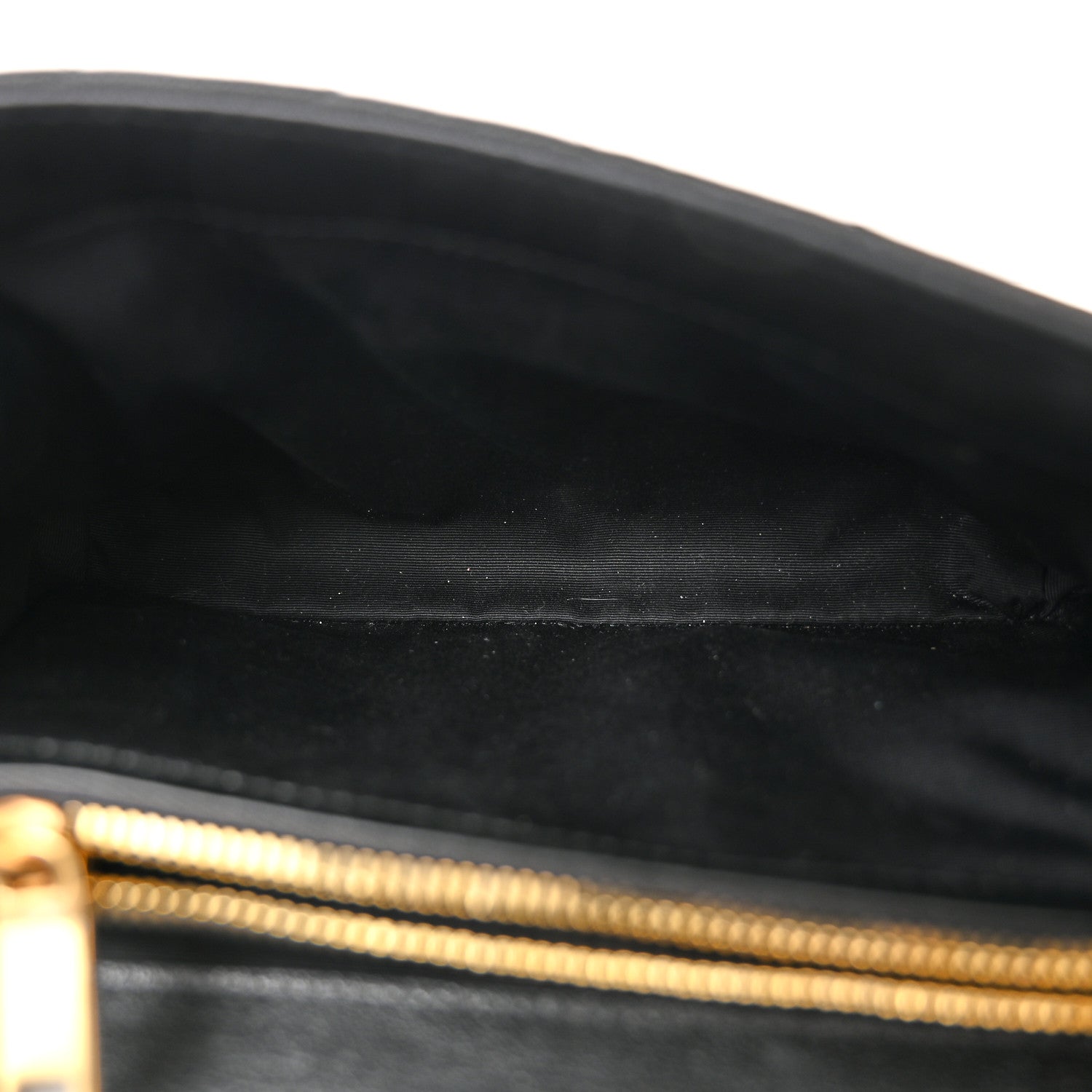 Saint Laurent Sheepskin Matelasse Chevron Monogram Medium College Bag Black 5 of 11