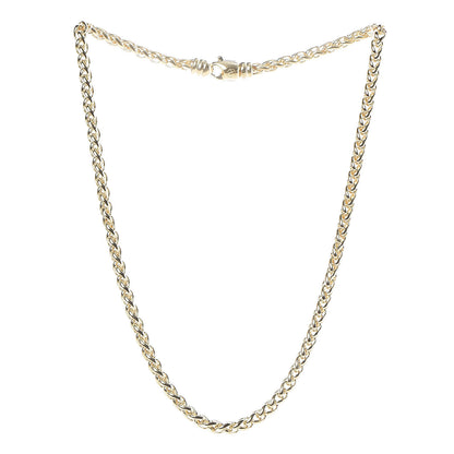 David Yurman 18K Yellow Gold 4mm Wheat Chain Necklace 16" 3 of 5
