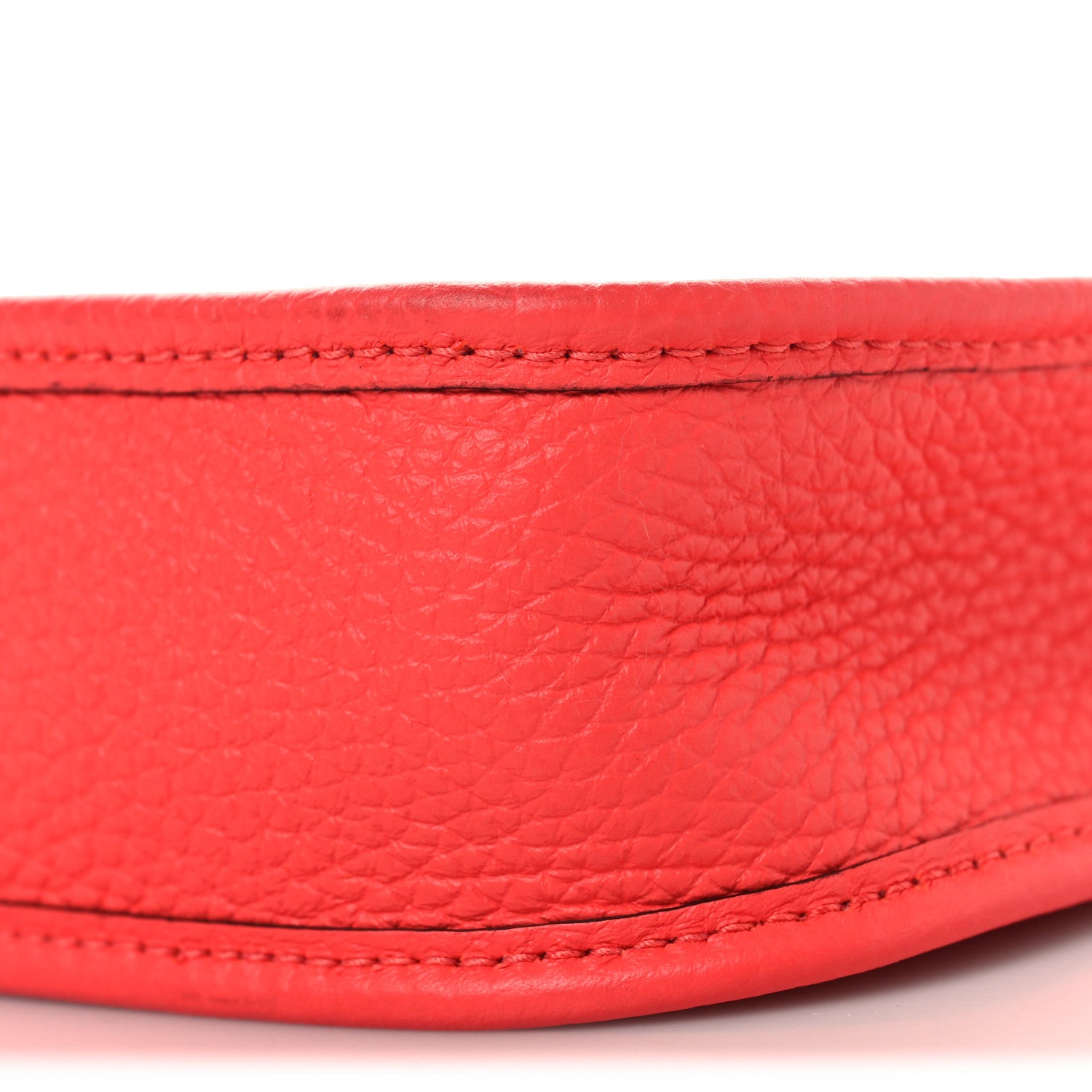 Hermes Taurillon Clemence Zigzag Sangle Evelyne TPM Rose Texas