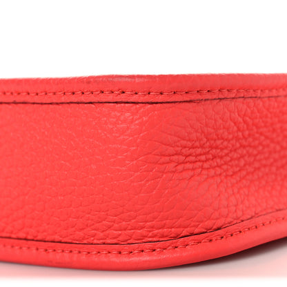 Hermes Taurillon Clemence Zigzag Sangle Evelyne TPM Rose Texas 10 of 10