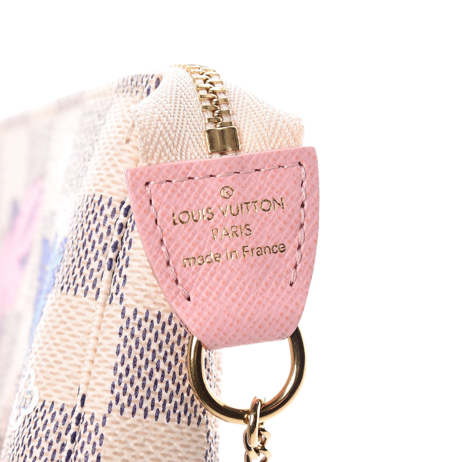 Louis Vuitton Damier Azur 2018 Christmas Animation Mini Pochette Accessories 6 of 8