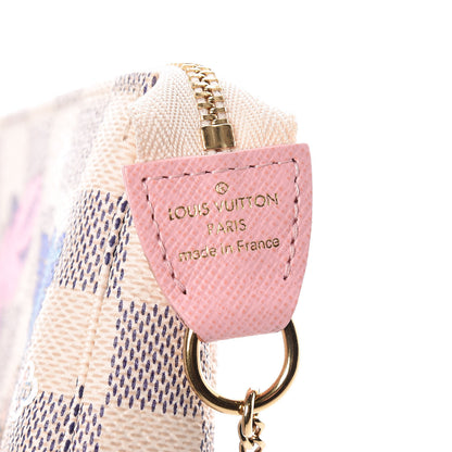 Louis Vuitton Damier Azur 2018 Christmas Animation Mini Pochette Accessories 6 of 8