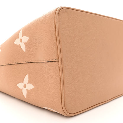 Louis Vuitton Empreinte Monogram Giant Neonoe MM Arizona Beige 9 of 13