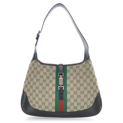 Gucci Monogram Web Jackie O Hobo 1 of 9