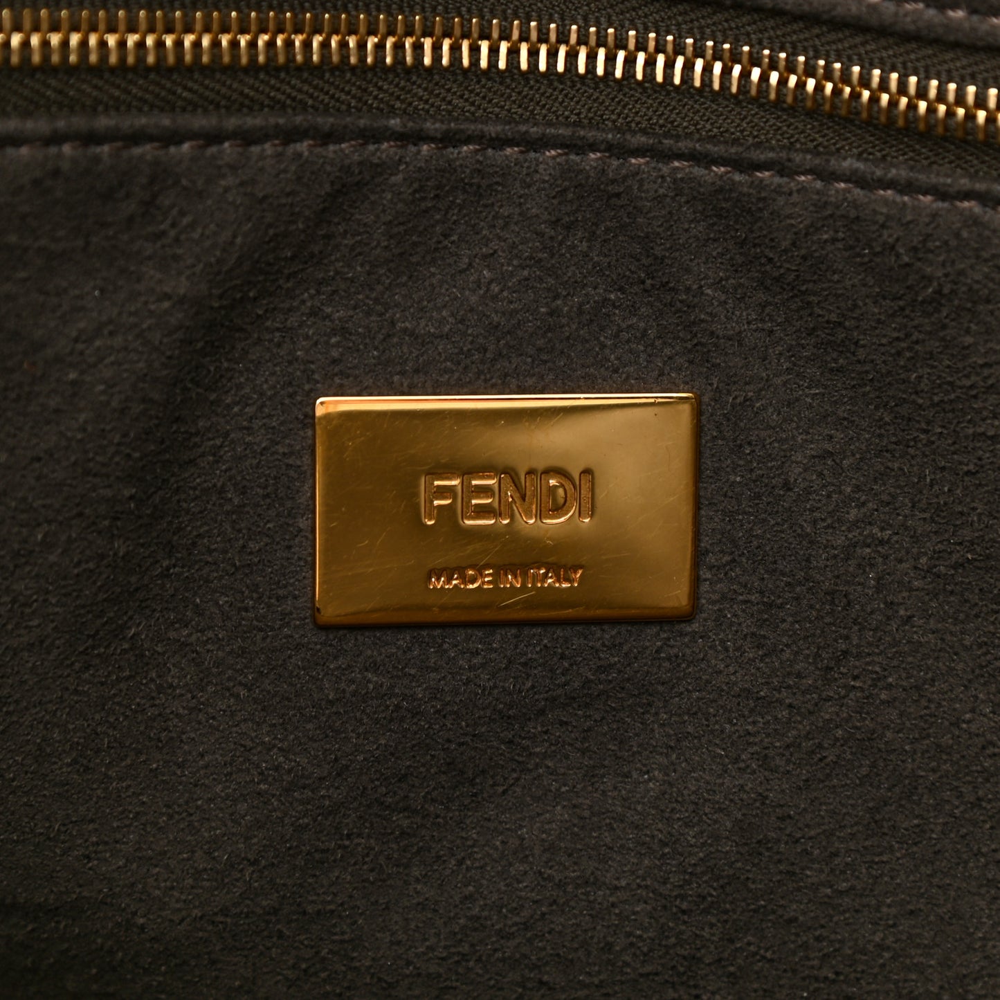 Nappa FF 1974 Embossed Medium FF Tote Black