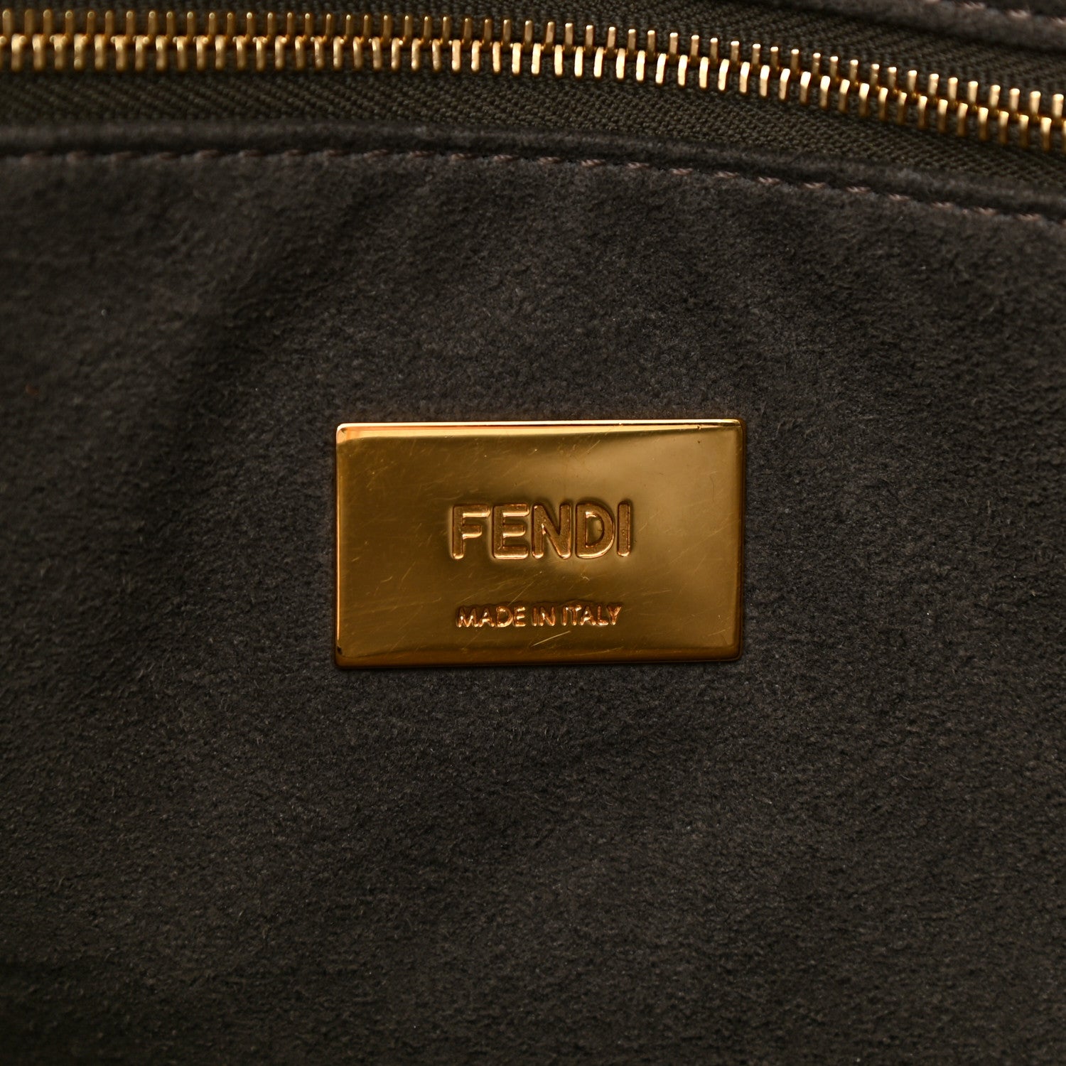 Fendi Nappa FF 1974 Embossed Medium FF Tote Black 6 of 10