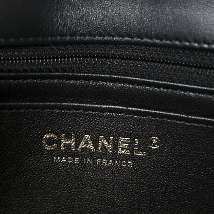 Chanel Lambskin Quilted Mini Rectangular Flap Black 6 of 11