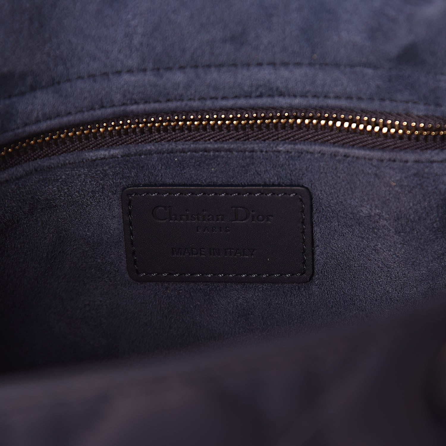 Christian Dior Ultra Matte Calfskin Cannage Medium Lady Dior Blue 6 of 8