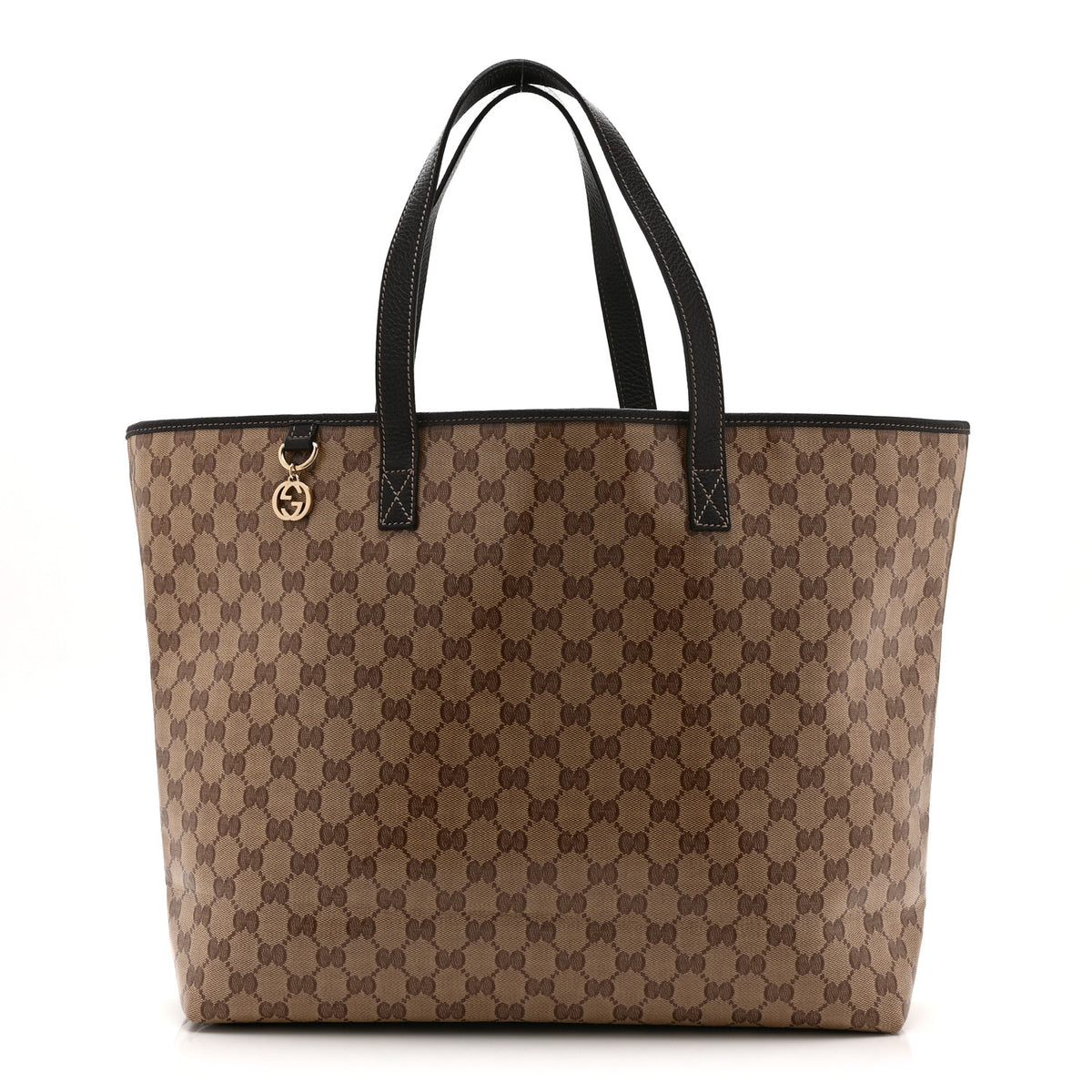 Gucci Crystal Monogram Tote Dark Brown 1 of 11