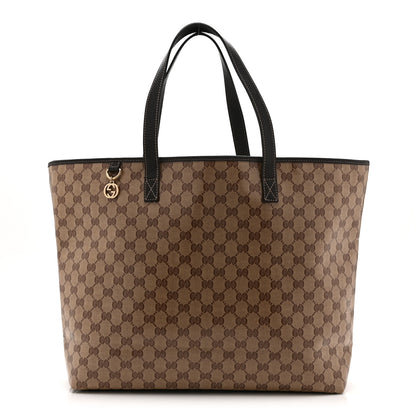Gucci Crystal Monogram Tote Dark Brown 1 of 11