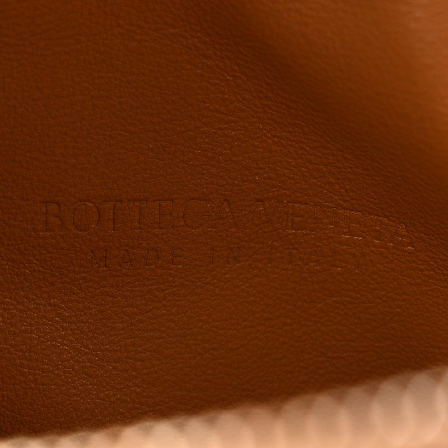 Nappa Intrecciato Teen Jodie Hobo Caramel