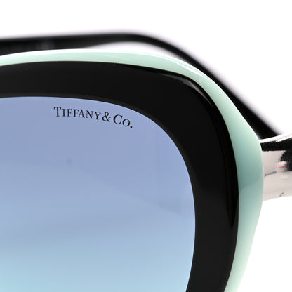 Tiffany Acetate Round 1837 Sunglasses TF4122-F  Black Blue 7 of 8