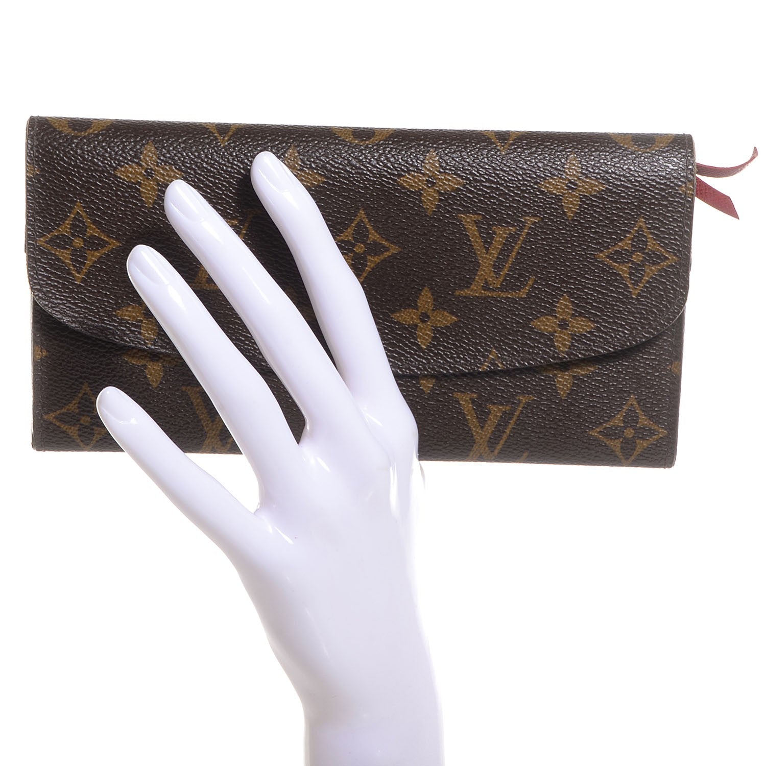 Louis Vuitton Monogram Emilie Wallet Red 2 of 7