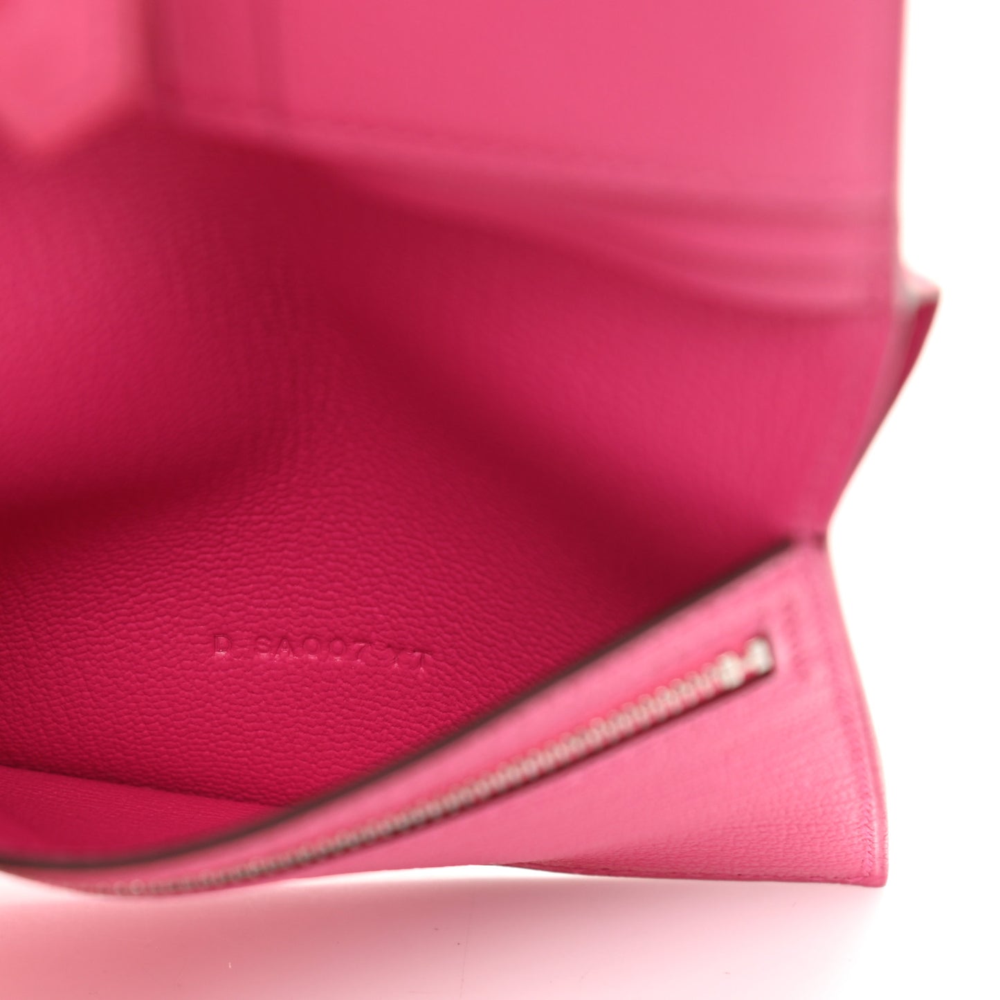 Ostrich Bearn Compact Wallet Rose Tyrien