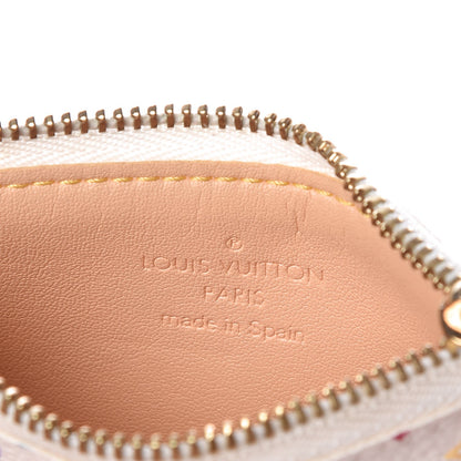 Louis Vuitton Monogram Multicolor Key Pouch White 6 of 8