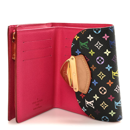 Louis Vuitton Monogram Multicolor Joey Wallet Black Grenade 5 of 7