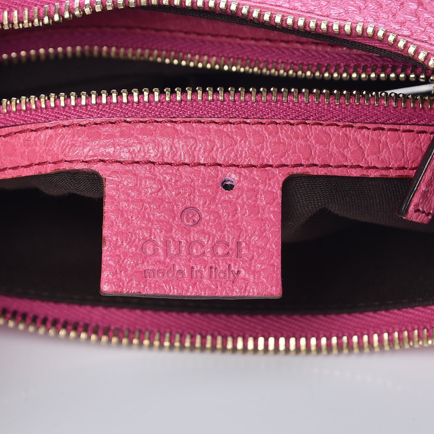 Gucci Calfskin Bamboo Anita Top Handle Bag Pink 6 of 11