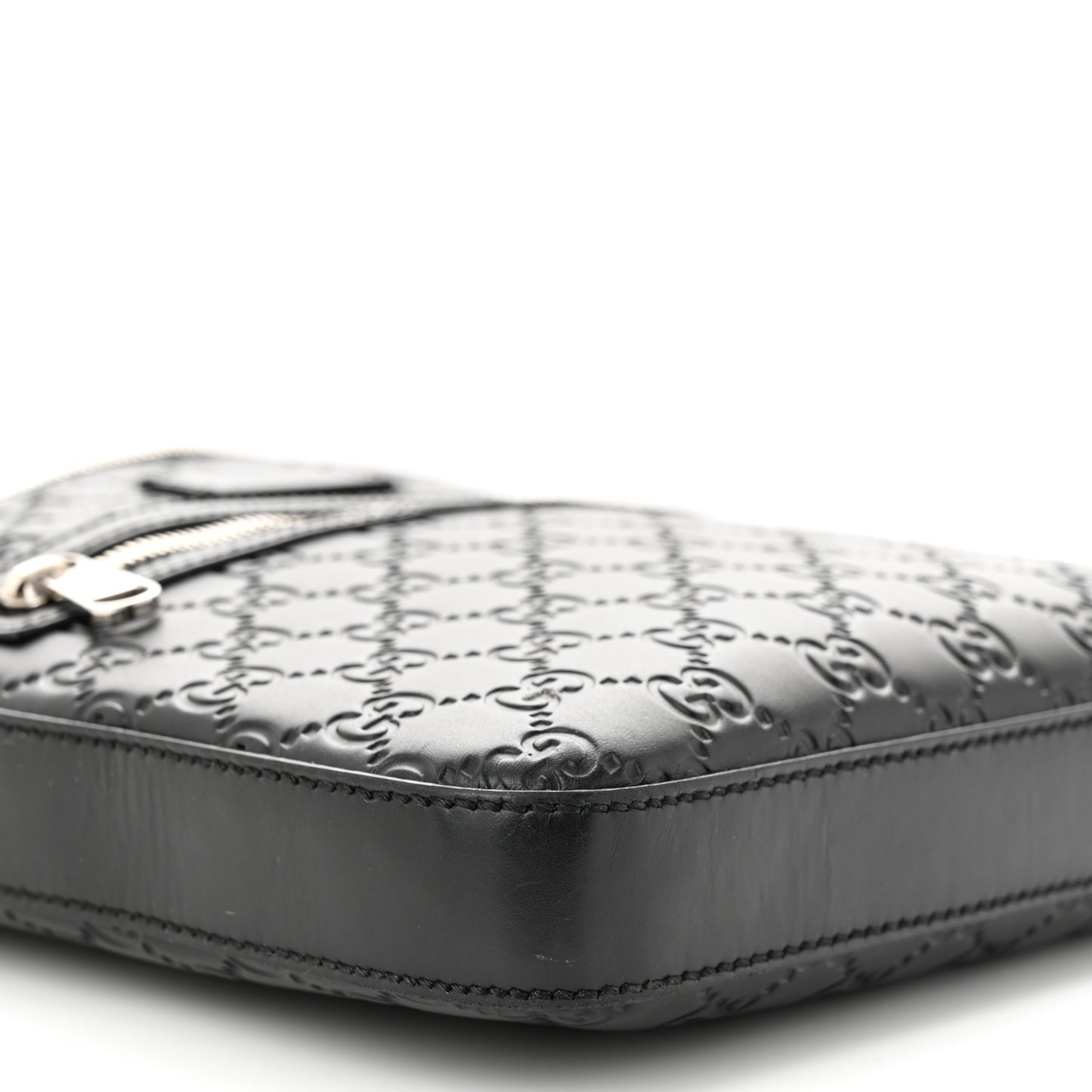 Guccissima Signature Small Messenger Bag Black