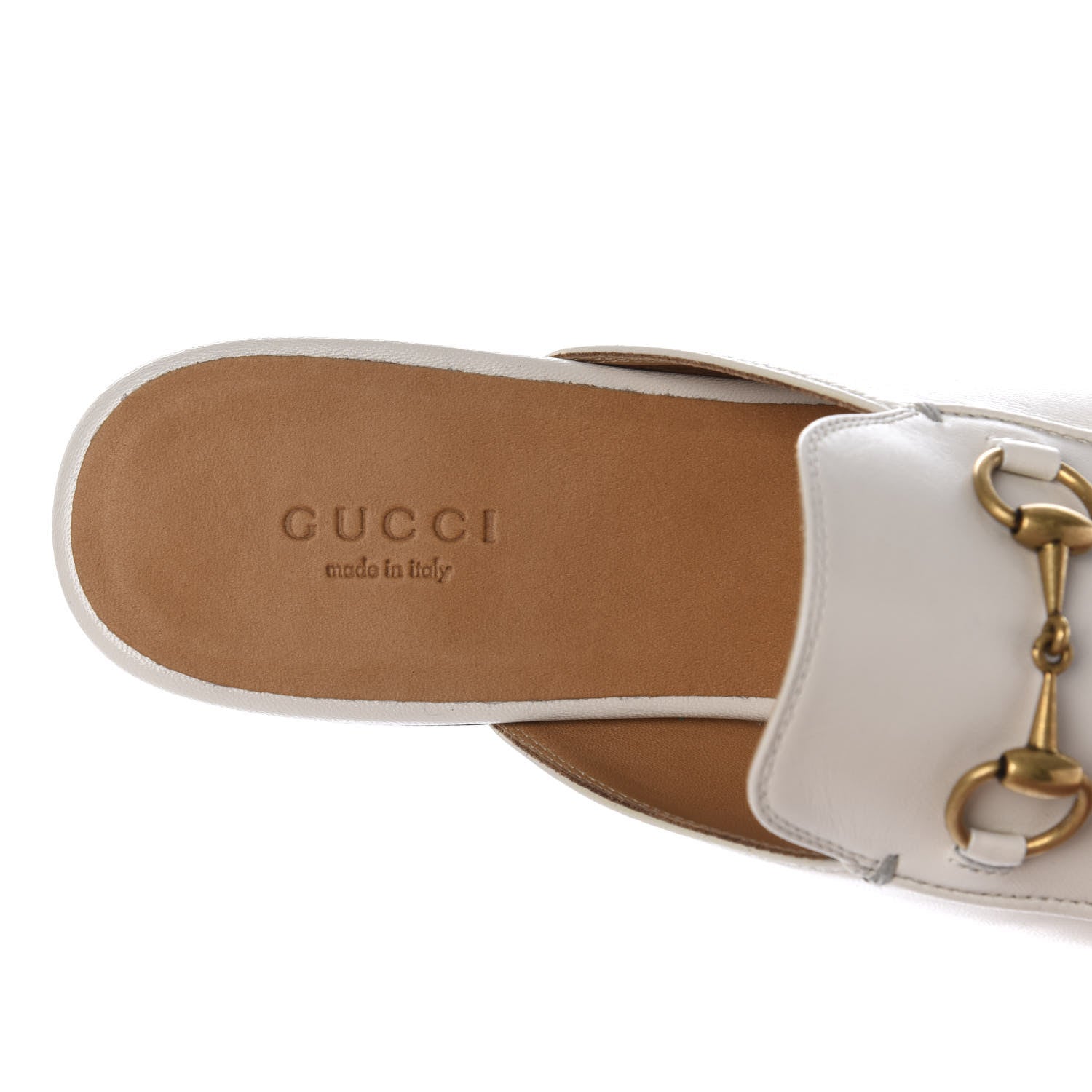 Gucci Malaga Kid Womens Princetown Slippers 37 Mystic White 7 of 10