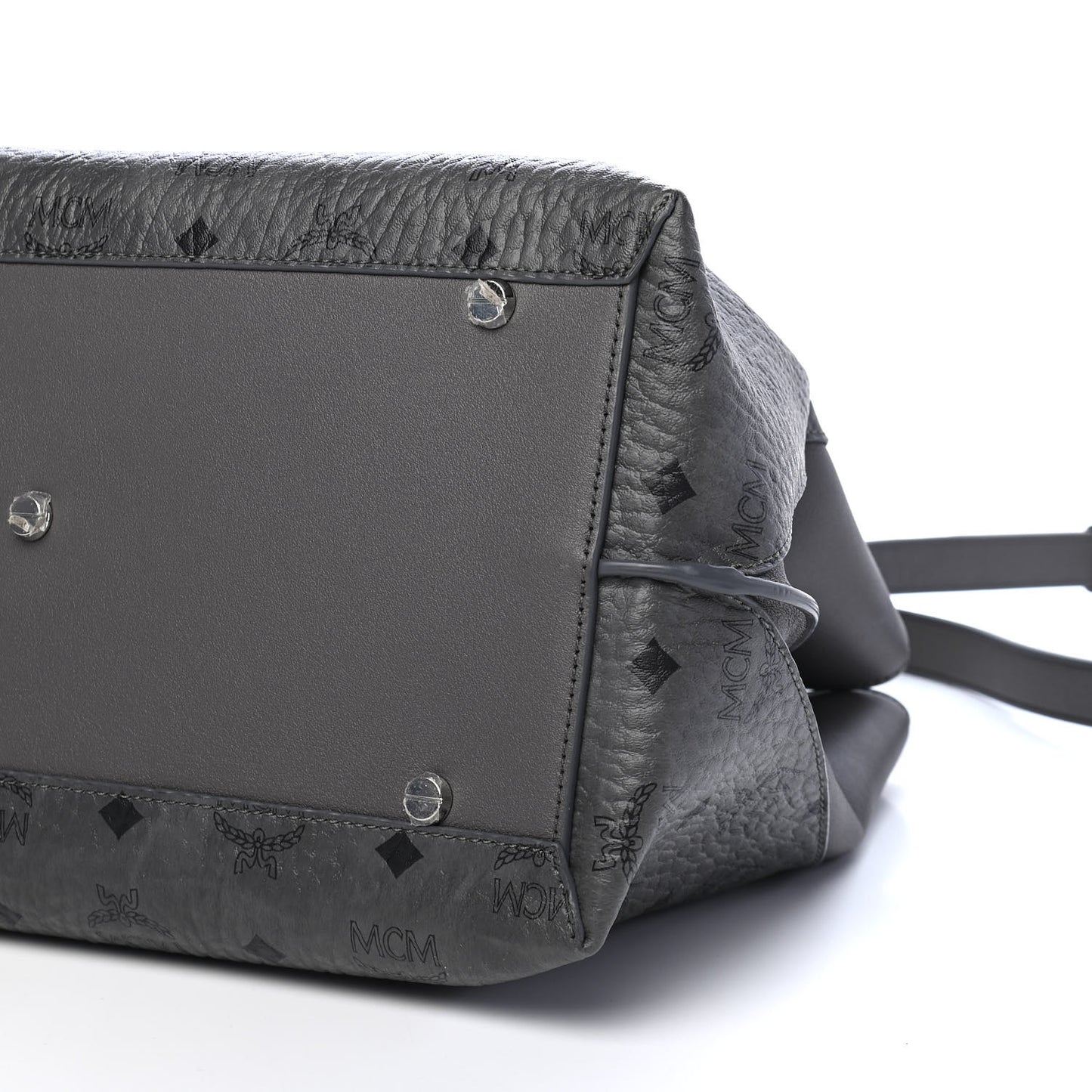 Calfskin Ottomar Monogram Large Essential Tote Phantom Grey