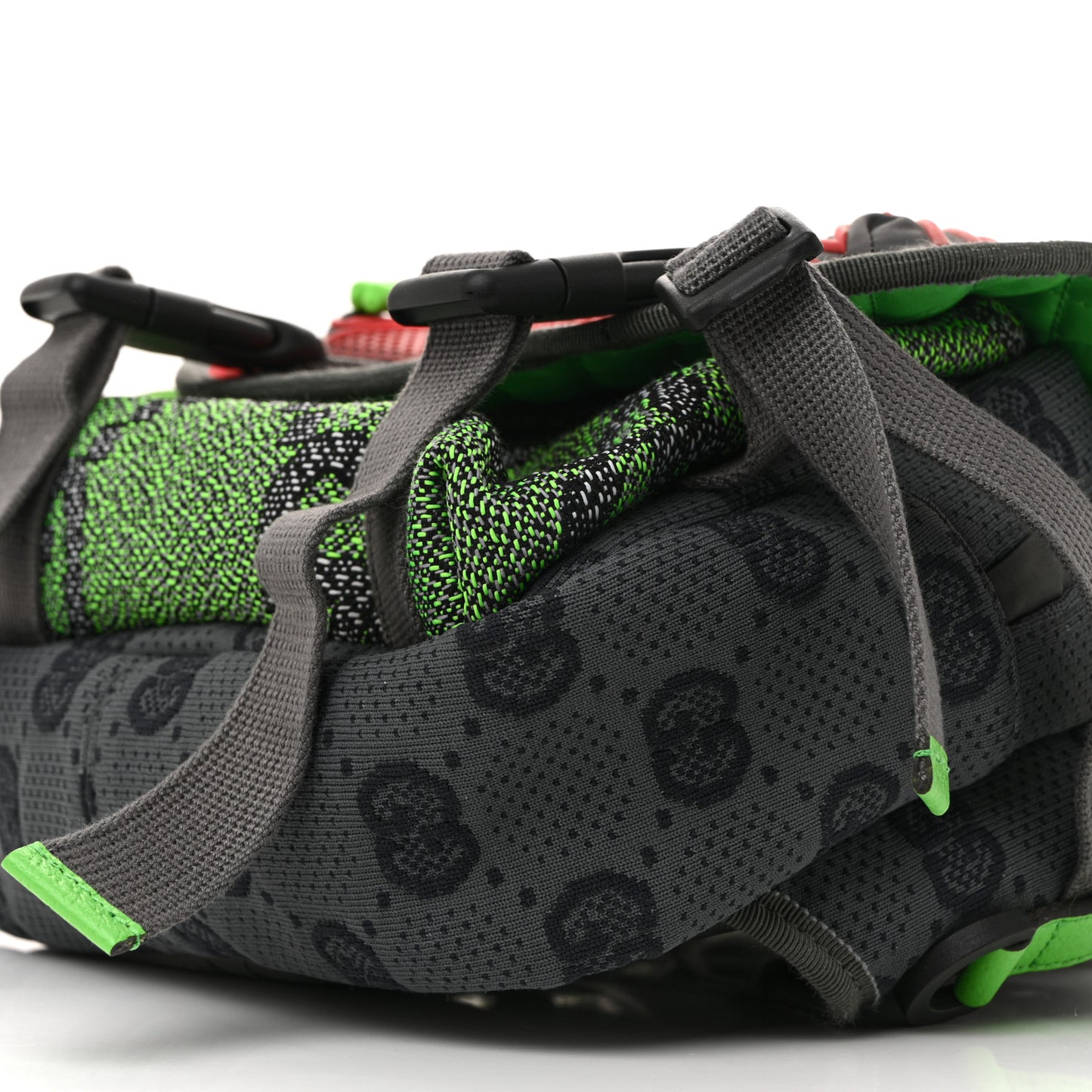 Jersey GG Monogram All Over Sporty Flap Backpack Red Multicolor