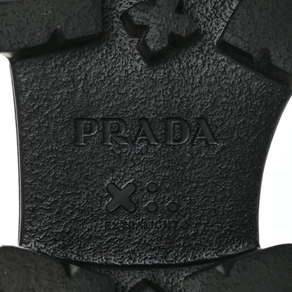 Prada Spazzolato Rois Monolith Chelsea 55mm Tall Boots 35.5 Black 7 of 9