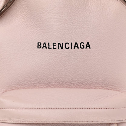Balenciaga Smooth Calfskin Logo Small Everyday Backpack Light Rose Black 8 of 15