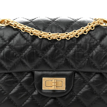 Chanel Aged Calfskin Quilted 2.55 Reissue Mini Flap Black 8 of 11