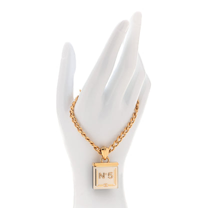 Chanel Metal Resin Crystal No 5 Bracelet Gold Black White 2 of 5