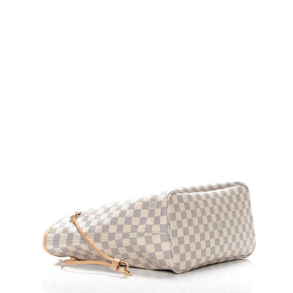 Louis Vuitton Damier Azur Neo Neverfull MM Rose Ballerine 4 of 10