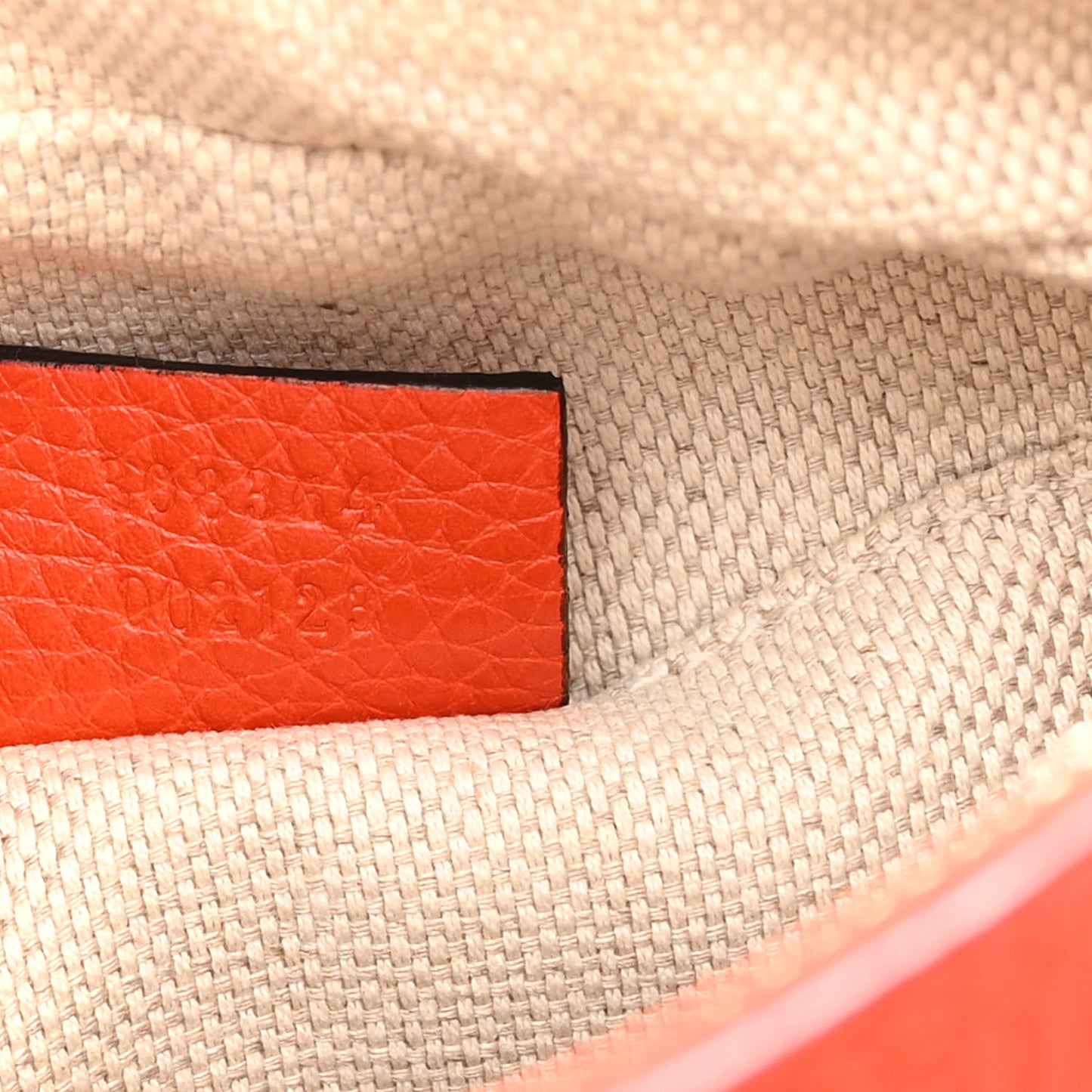 Pebbled Calfskin Small Soho Disco Bag Sun Orange
