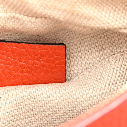 Gucci Pebbled Calfskin Small Soho Disco Bag Sun Orange 7 of 10