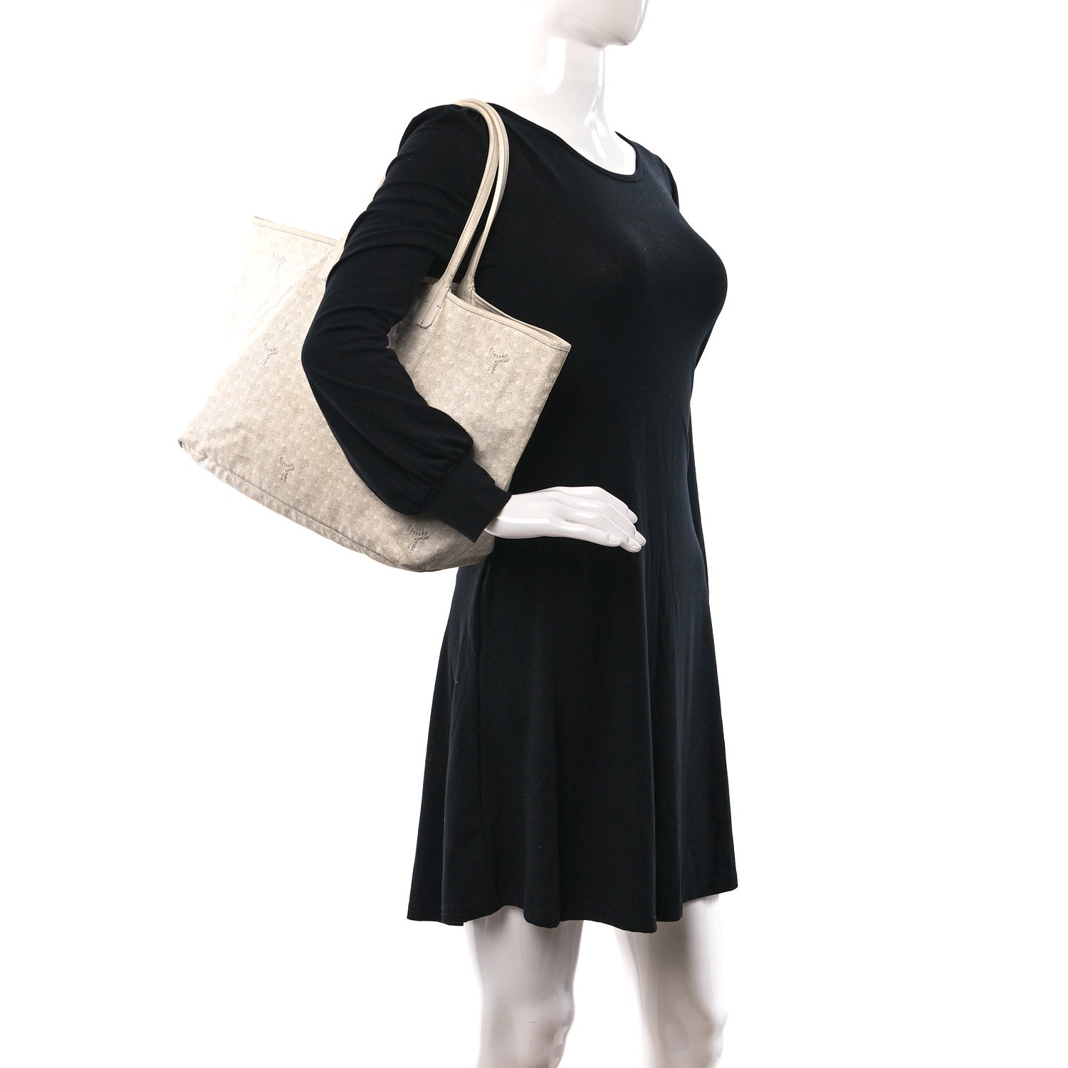 Goyard Goyardine Saint Louis PM White 2 of 20