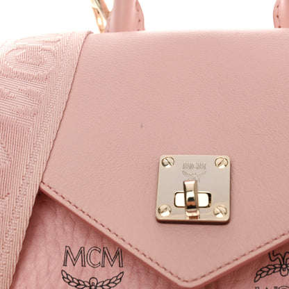 MCM Visetos Small Essential Backpack Pink 13 of 15