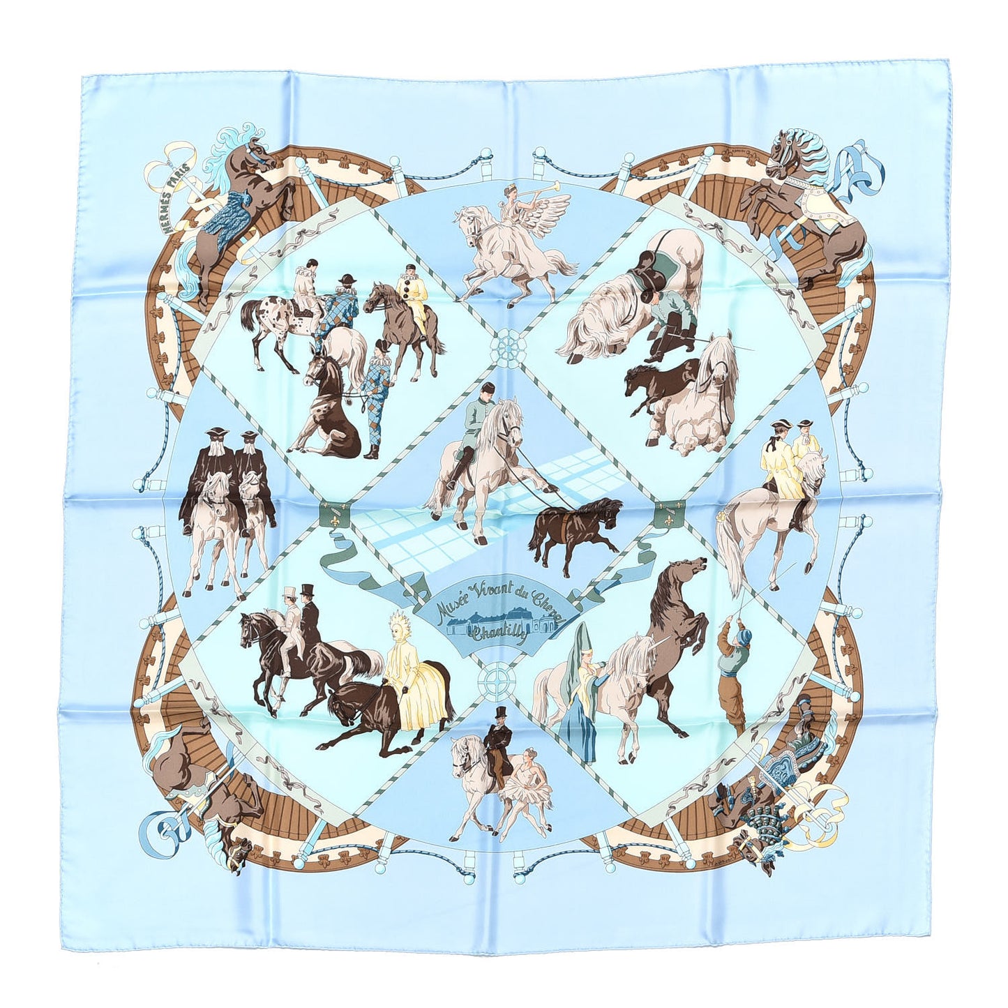 Silk Musee Vivant du Cheval Chantilly 90 Scarf