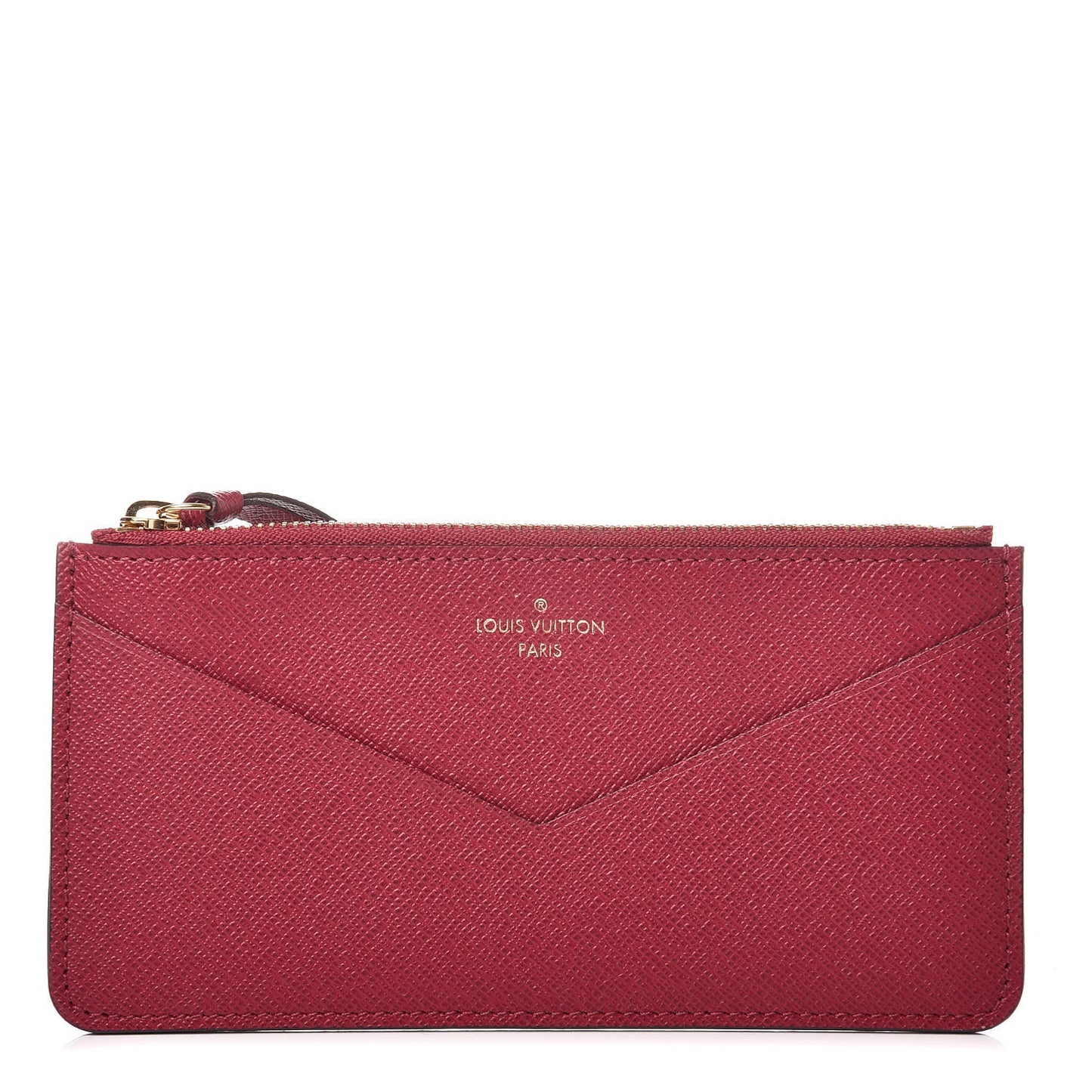 Calfskin Jeanne Wallet Zippered Insert Fuchsia