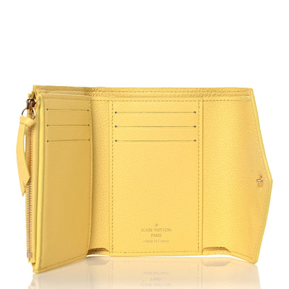 Louis Vuitton Empreinte Monogram Victorine Wallet Lemon Curd 5 of 10