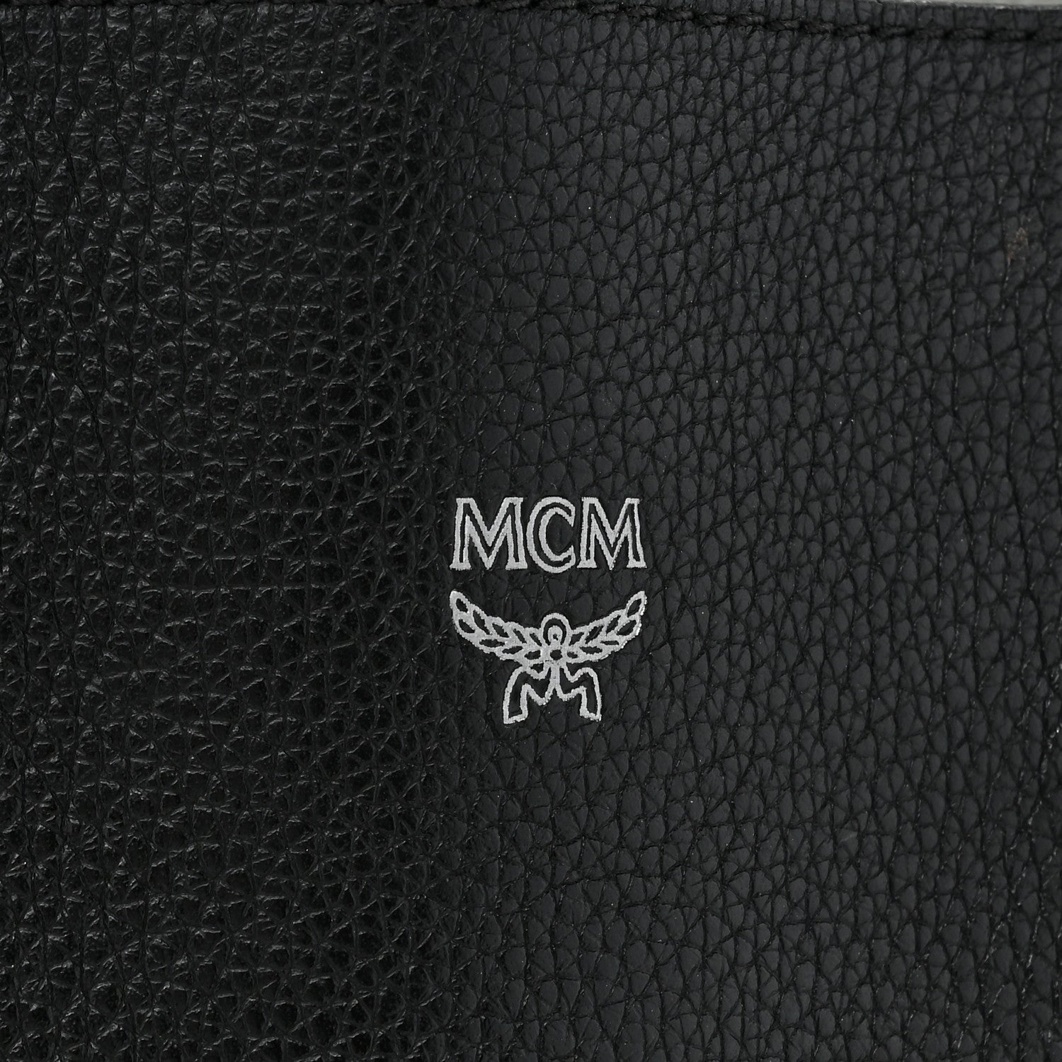 MCM Grained Calfskin Medium Yris Shopper Tote Black 9 of 34