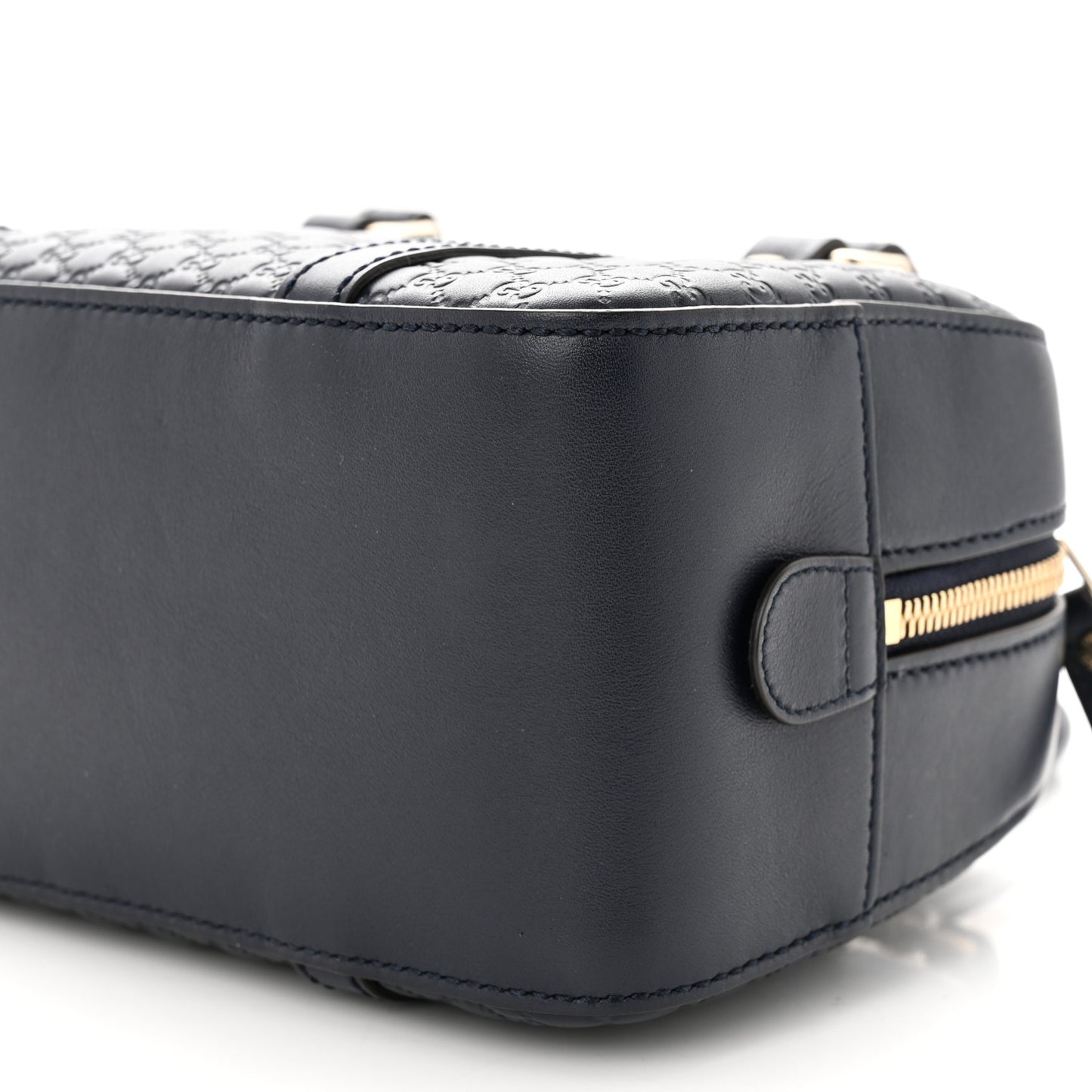 Soft Microguccissima Small Crossbody Bag Blue