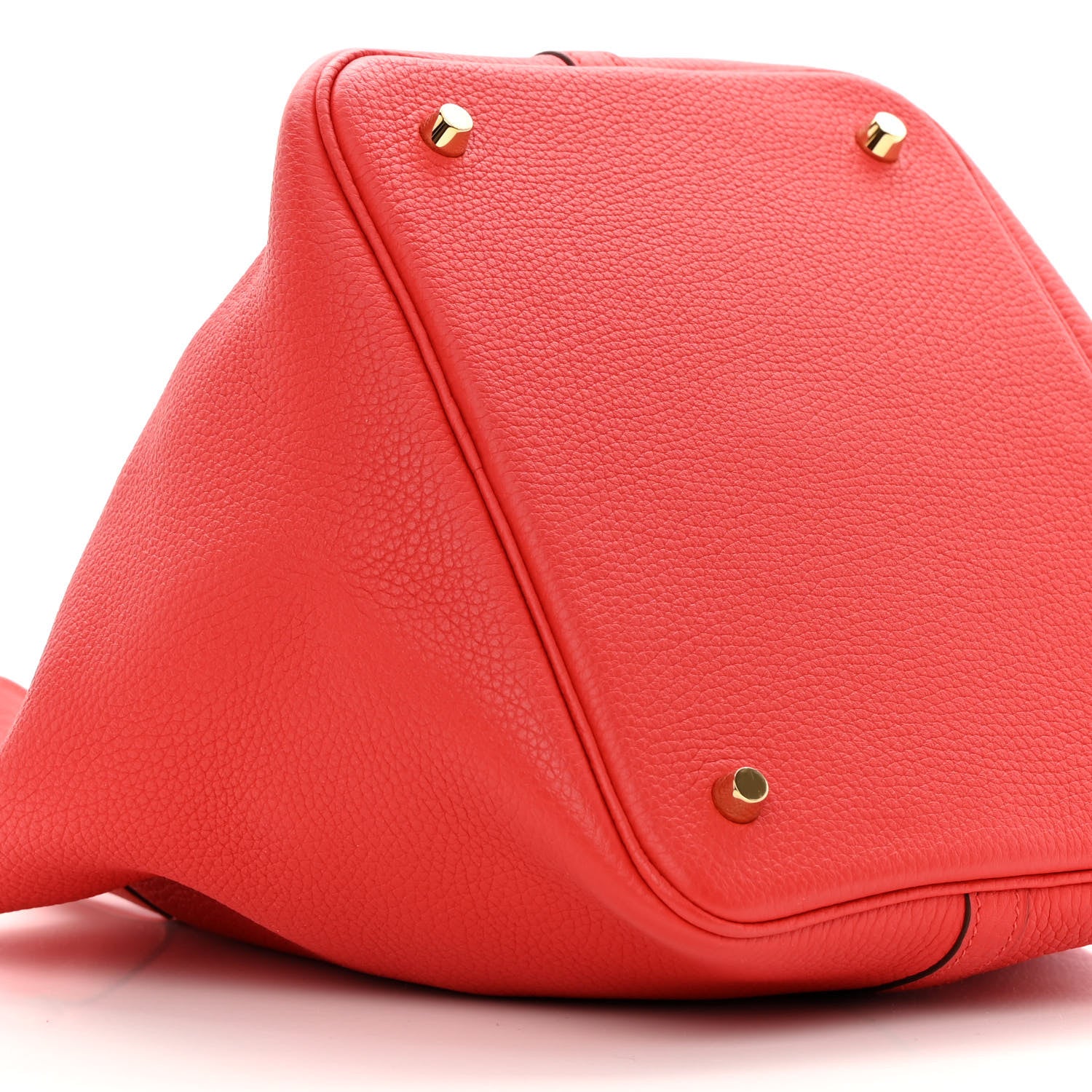 Hermes Taurillon Clemence Picotin Lock 22 MM Rouge de Coeur 9 of 11