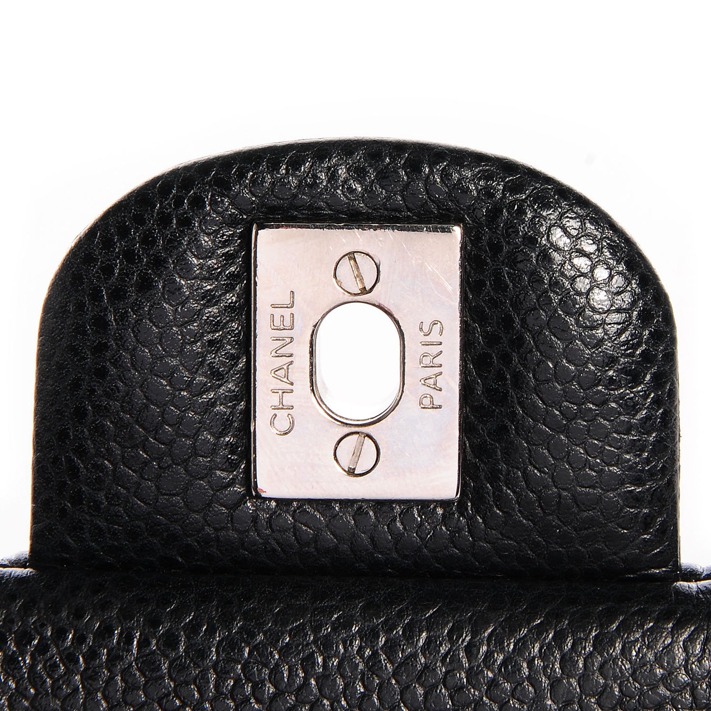 Caviar Clutch Flap Black