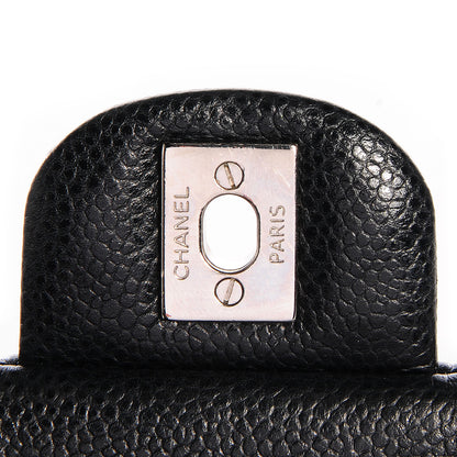 Chanel Caviar Clutch Flap Black 6 of 8