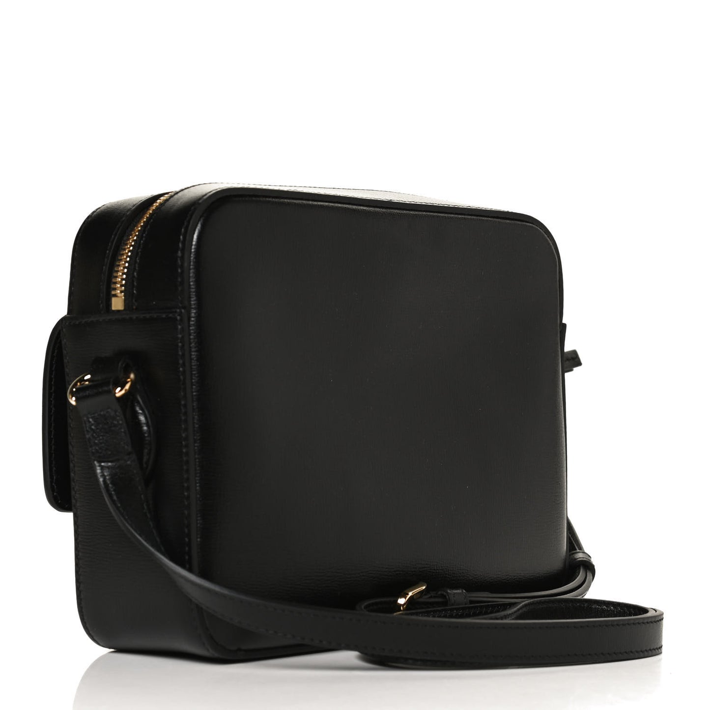 Textured Calfskin Small Horsebit 1955 Shoulder Bag Black