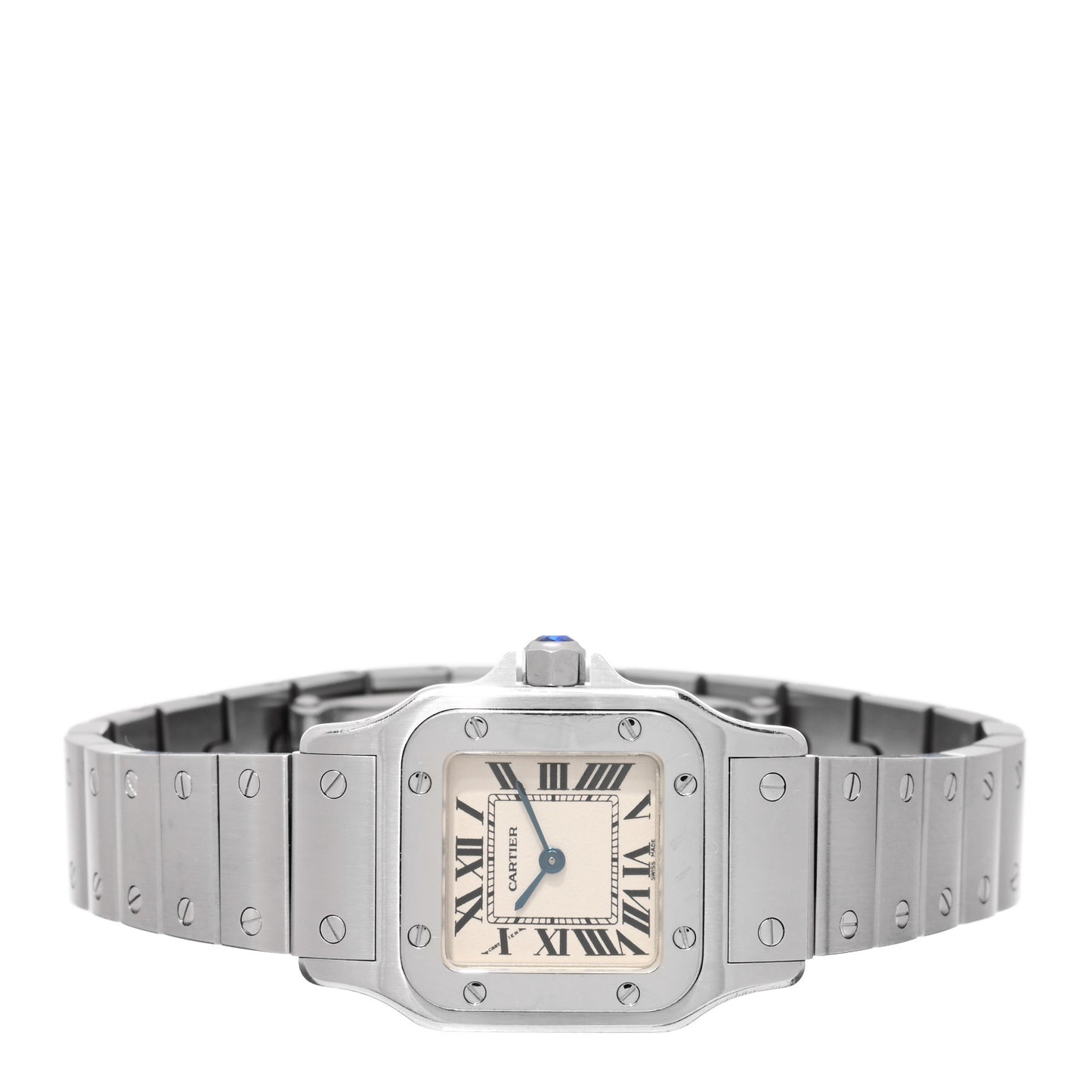 Stainless Steel 24mm Santos de Cartier Galbee Quartz Watch