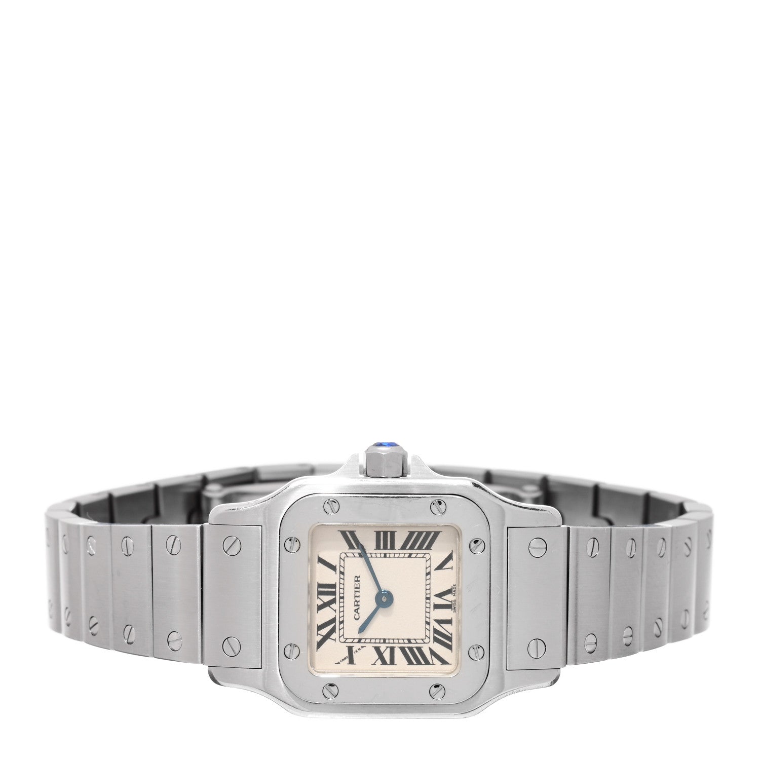 Cartier Stainless Steel 24mm Santos de Cartier Galbee Quartz Watch 2 of 5