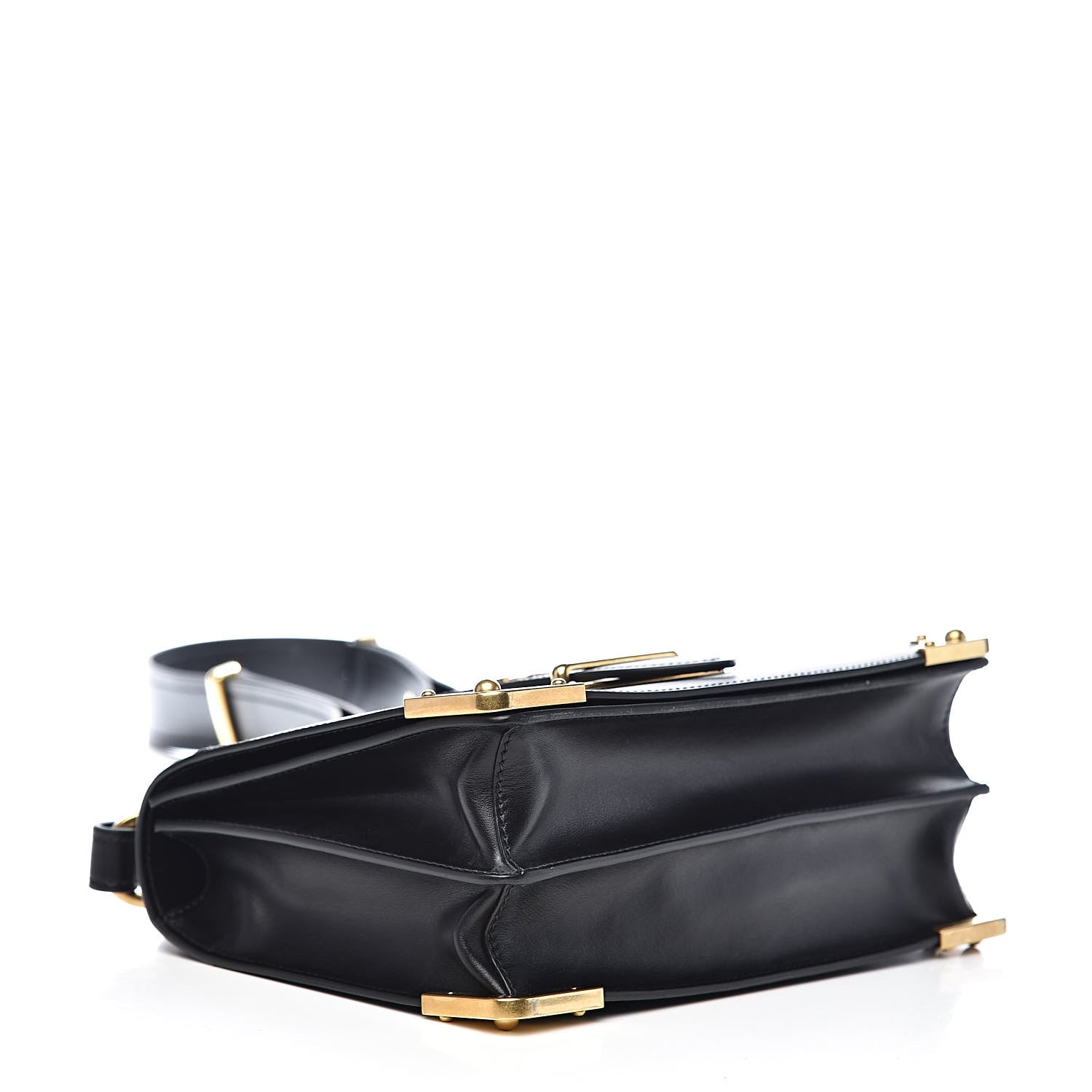 Prada City Calf Saffiano Large Cahier Bag Black 4 of 10