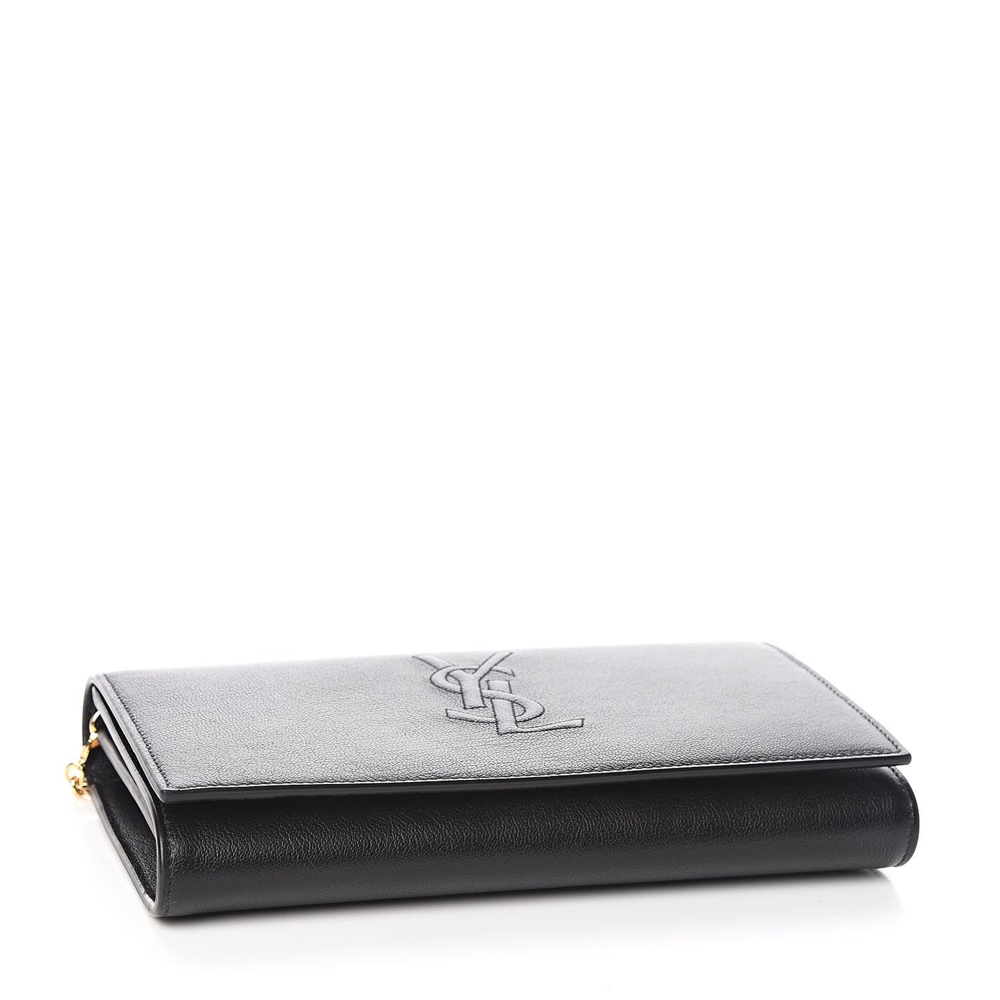 Calfskin Monogram Belle de Jour Chain Clutch Black